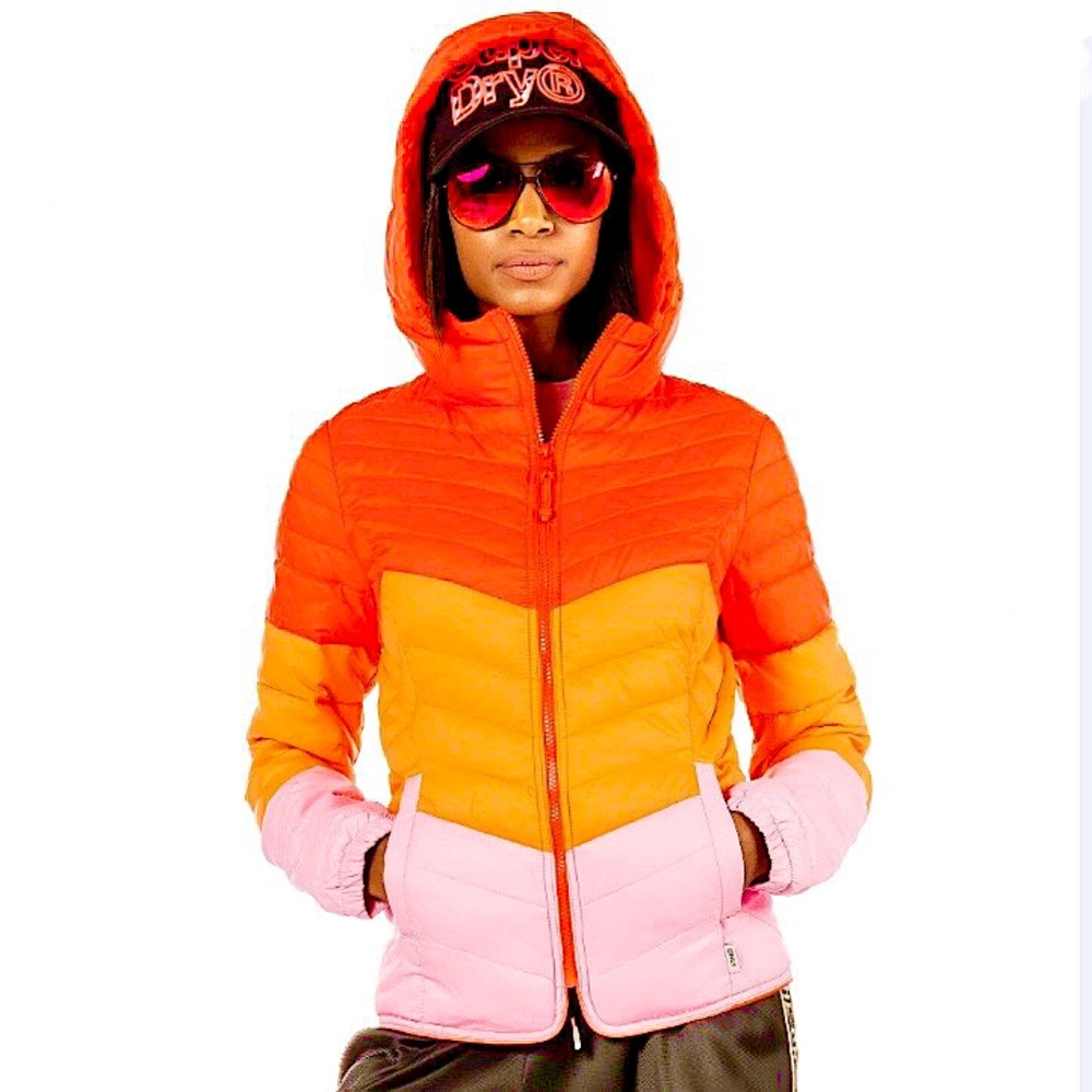 ONLY Demi Hooded Nylon Jacket With Bag, Size S